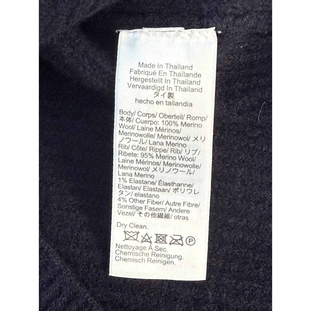 Madewell Mens Cardigan in Heritage Merino Wool Navy Blue NY127 Medium NEW - Picture 8 of 8